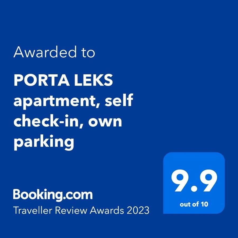 Porta Leks Apartment, Self Check-In, Own Parking Skopje Exterior photo